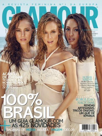 Glamour Brazil Paolla Oliveira , Mariana Ximenes e Sheron Menezes | September 2015