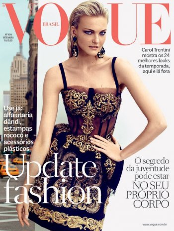 Vogue Brazil Caroline Trentini | September 2013