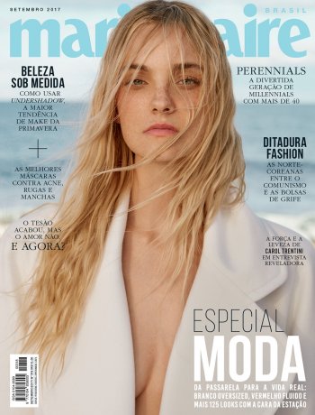Marie Claire Brazil Caroline Trentini | September 2017